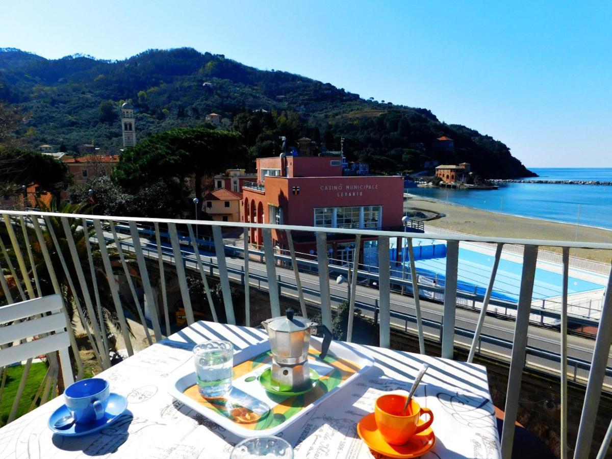 Trilocale Con Meravigliosa Vista Mare, Levanto Exterior photo