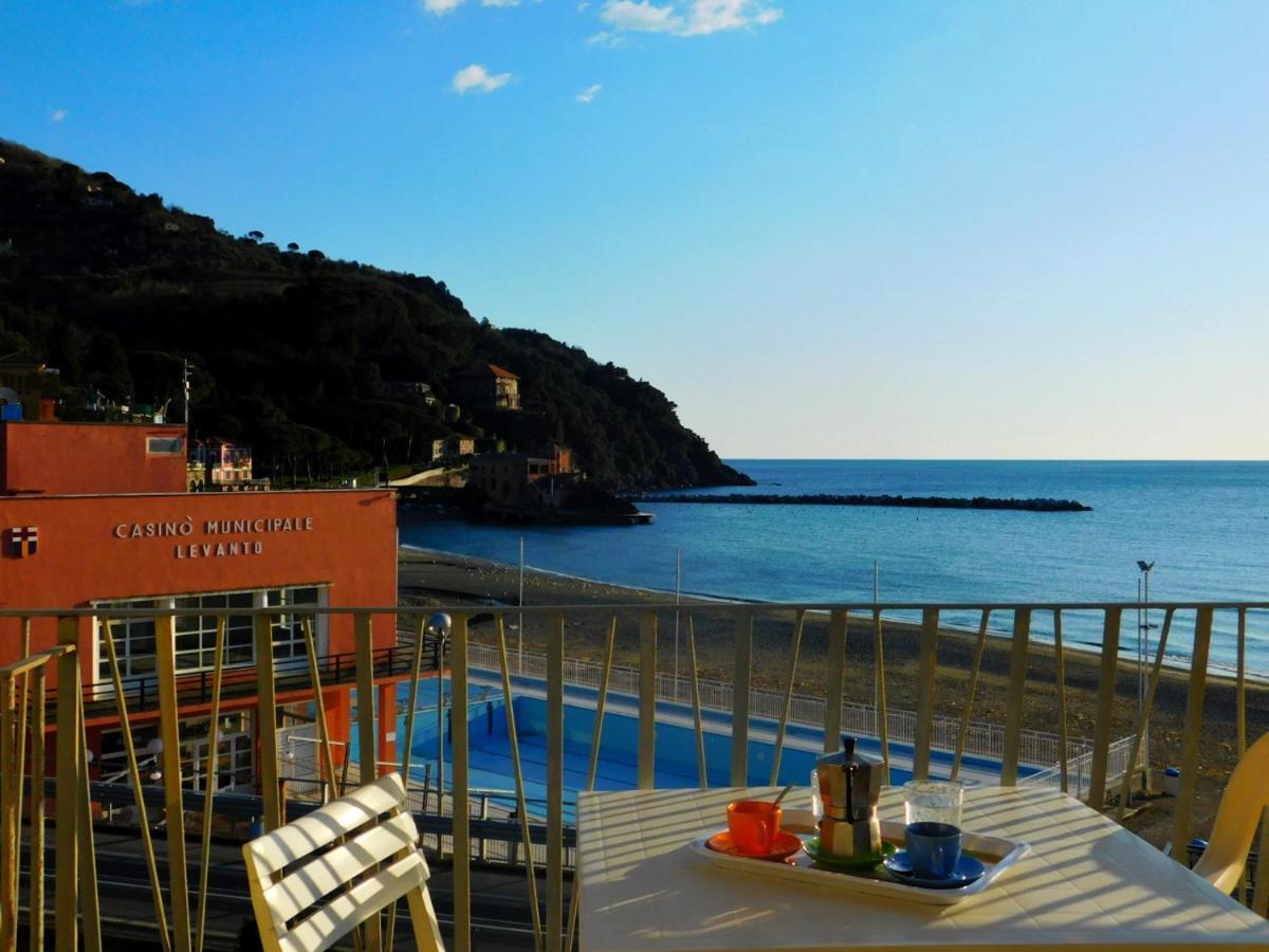 Trilocale Con Meravigliosa Vista Mare, Levanto Exterior photo
